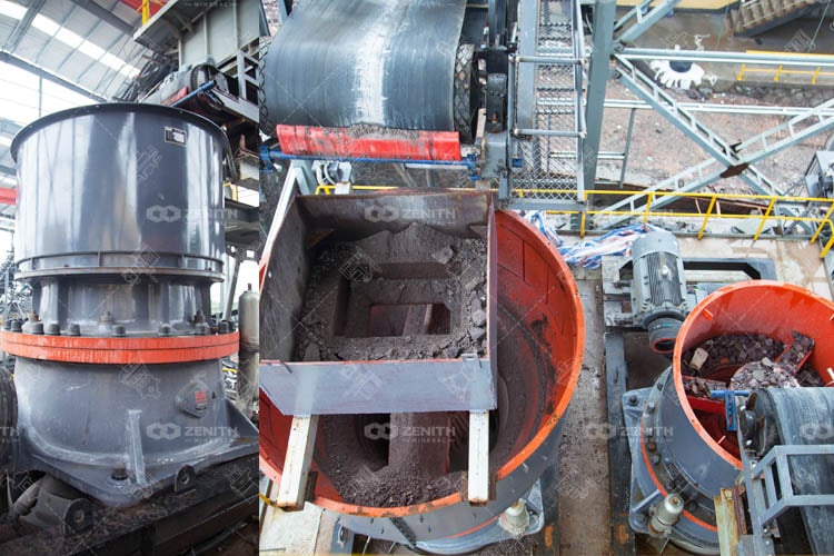 Aggregate cone crusher