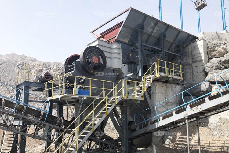 Aggregate jaw crusher