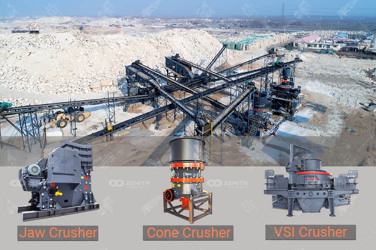 Quartz Rock crushing process