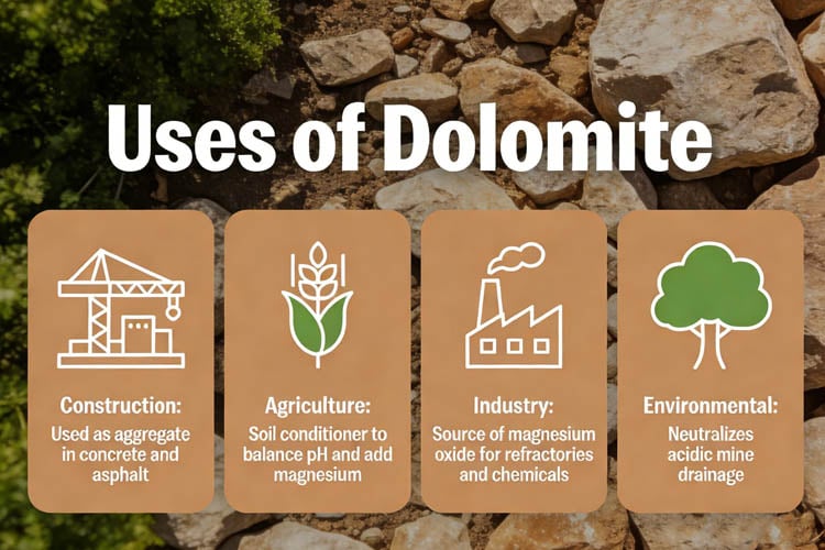 10 uses of dolomite