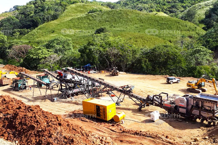 Mexico 1200-1400TPH Magnetite Crushing Line