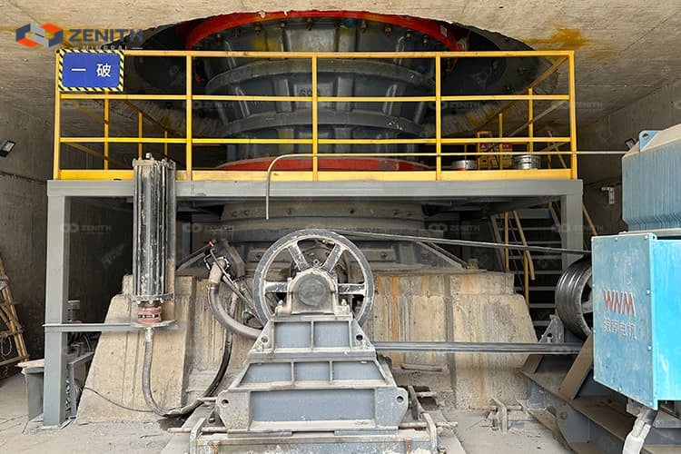 granite-gyratory-crusher-on-site