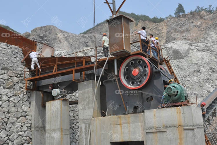Jaw crusher maintenance