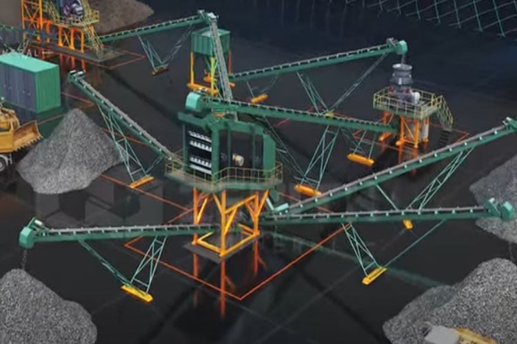 SMP crushing plant installation
