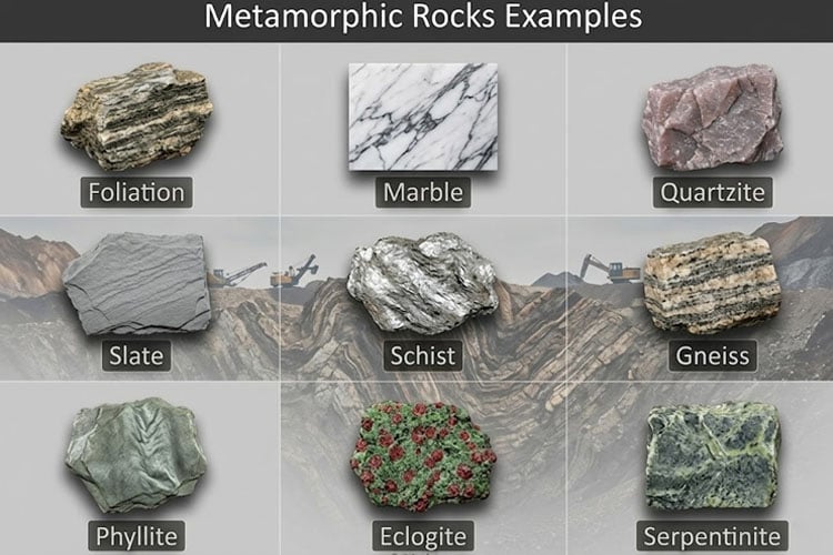 Metamorphic Rocks Examples