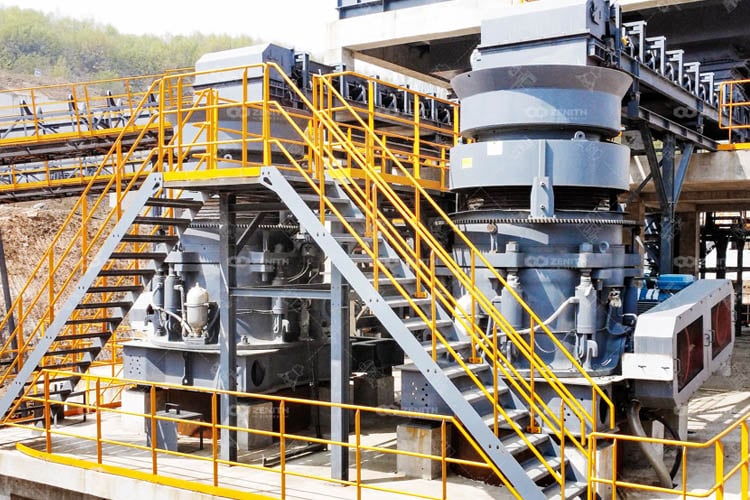 cone crusher for river stone crushing
