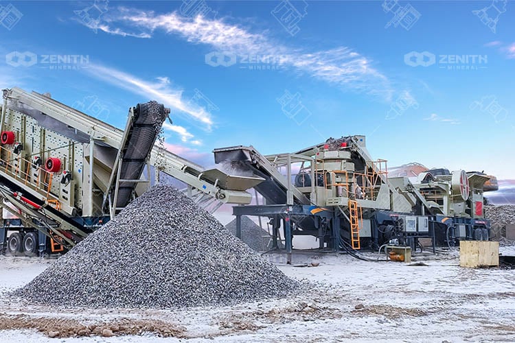 river stone mobile crusher