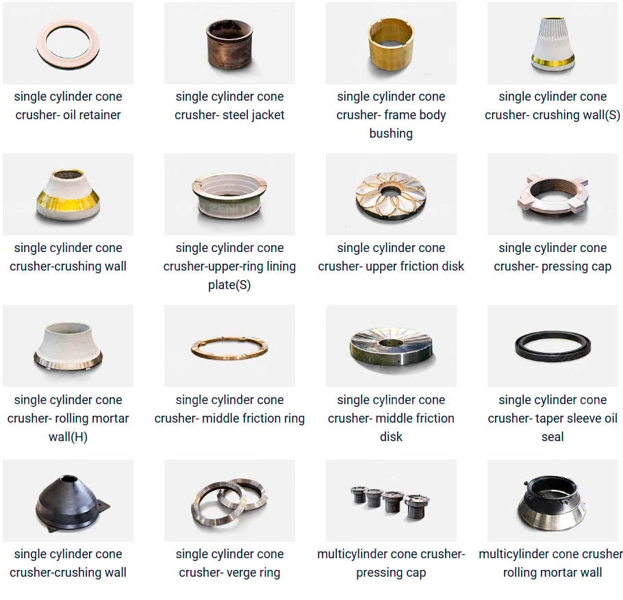 Cone Crusher Spare Parts