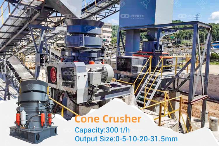 cone crusher for limestone crushing