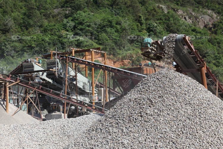 limestone portable crushing plant