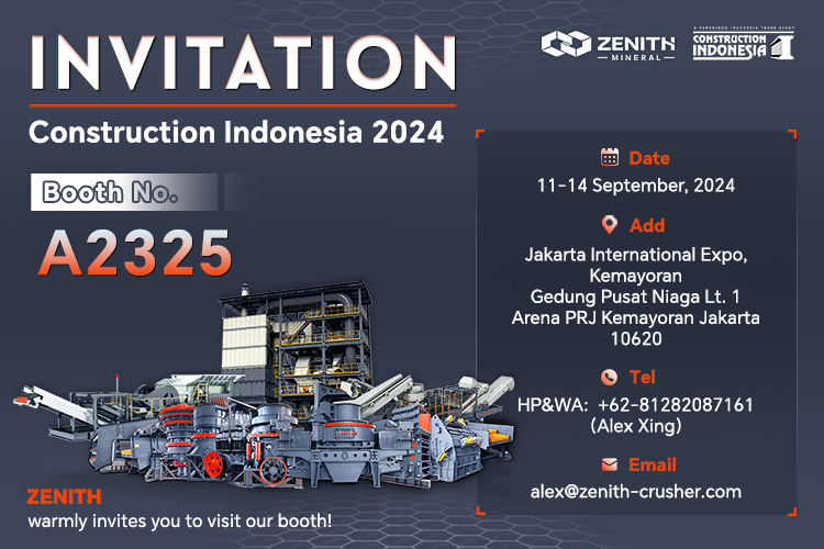 ZENITH Invites You to Join Us at Construction Indonesia 2024