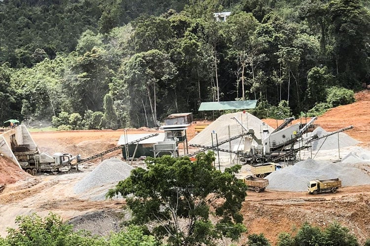 indonesia mobile crushing plant