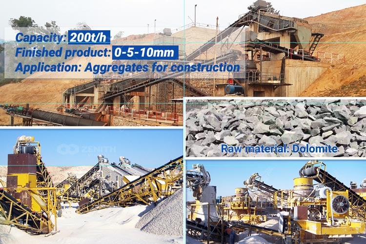 dolomite crushing plant