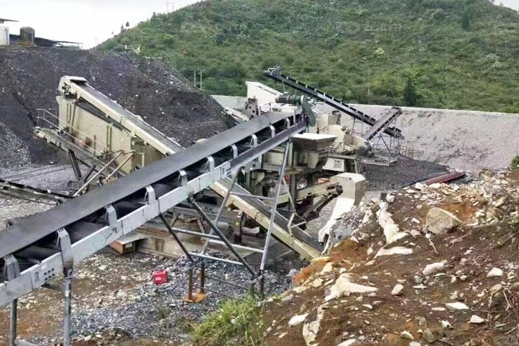 gold ore crushing