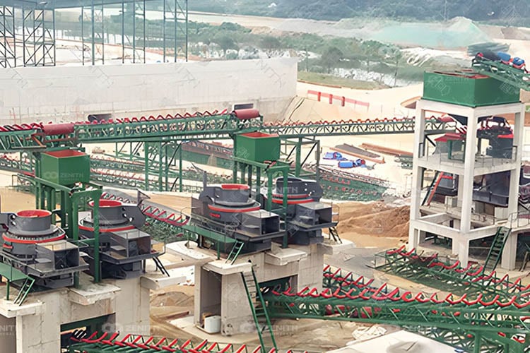 lime stone crushing plant