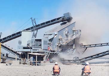 mobile crushing plant