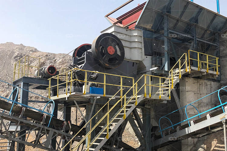 Granite jaw crusher