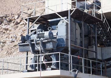 jaw crusher at our Customer site